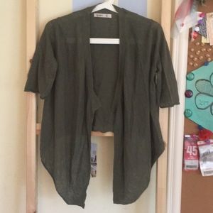 Short sleeve cardigan